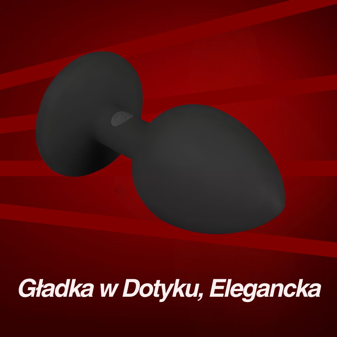 Naughty Vice| Mały Diamond Plug – Czarny