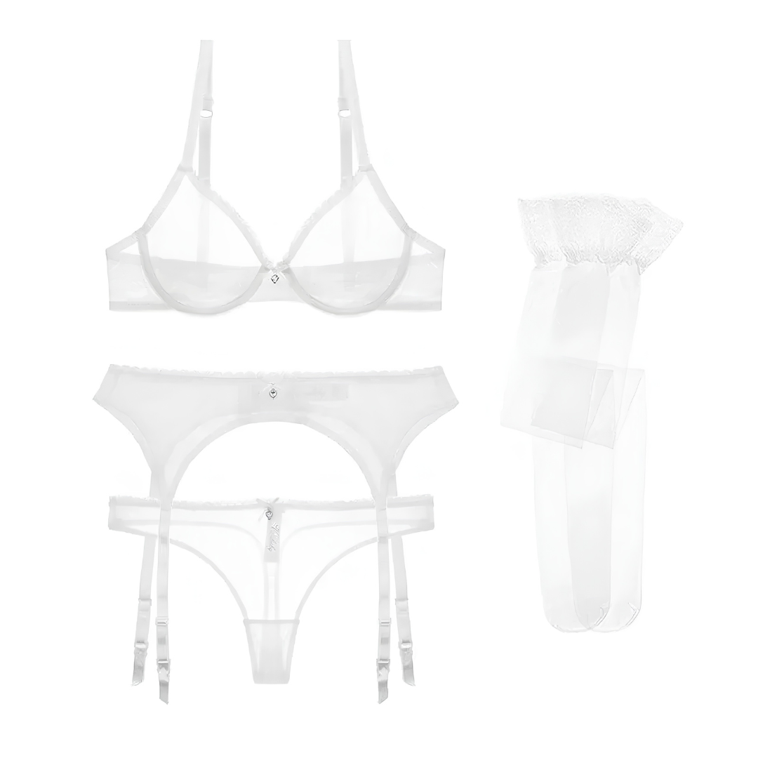 Mesh Me Wild | Siateczkowy komplet bielizny