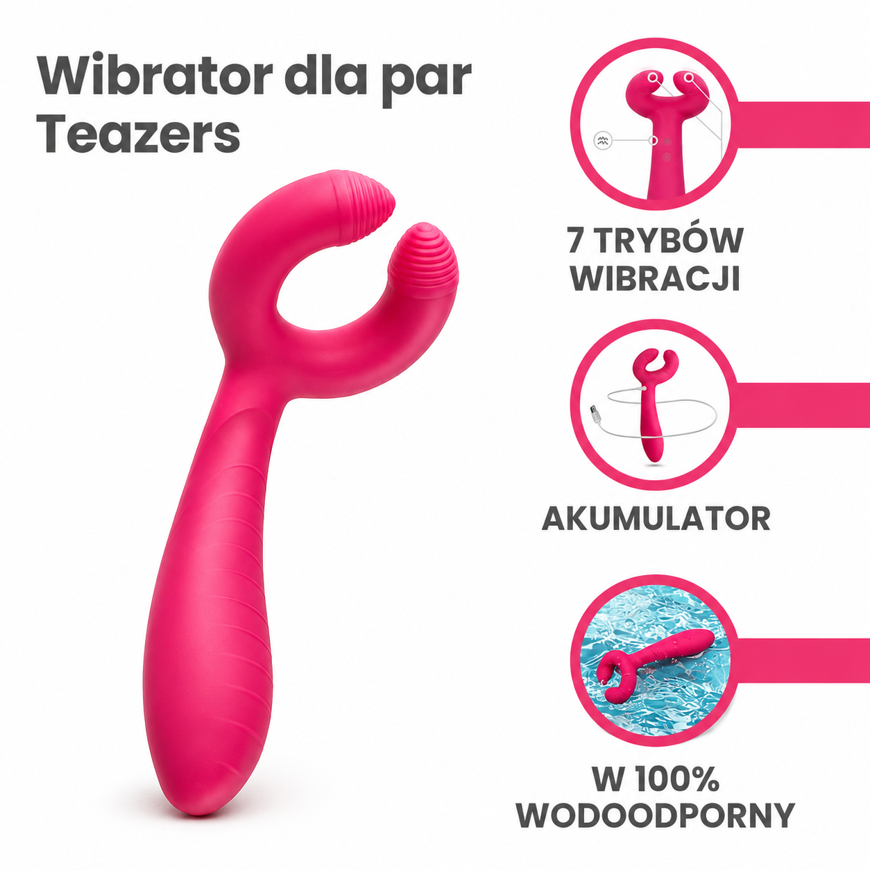 Passion Play | Wibrator dla par Teazers