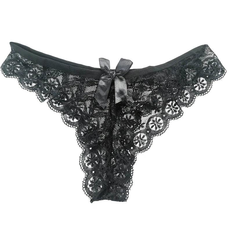 Lace Bow Panty | Koronkowe majtki z kokardą