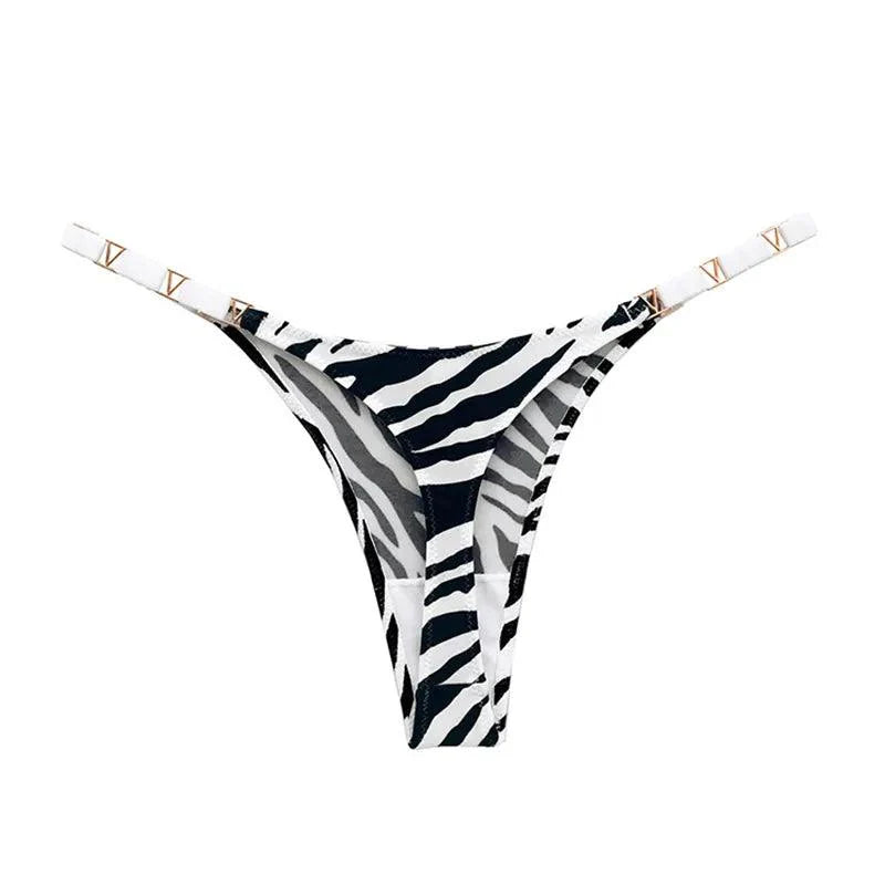 High Waist Print | Stringi z wysokim stanem we wzory