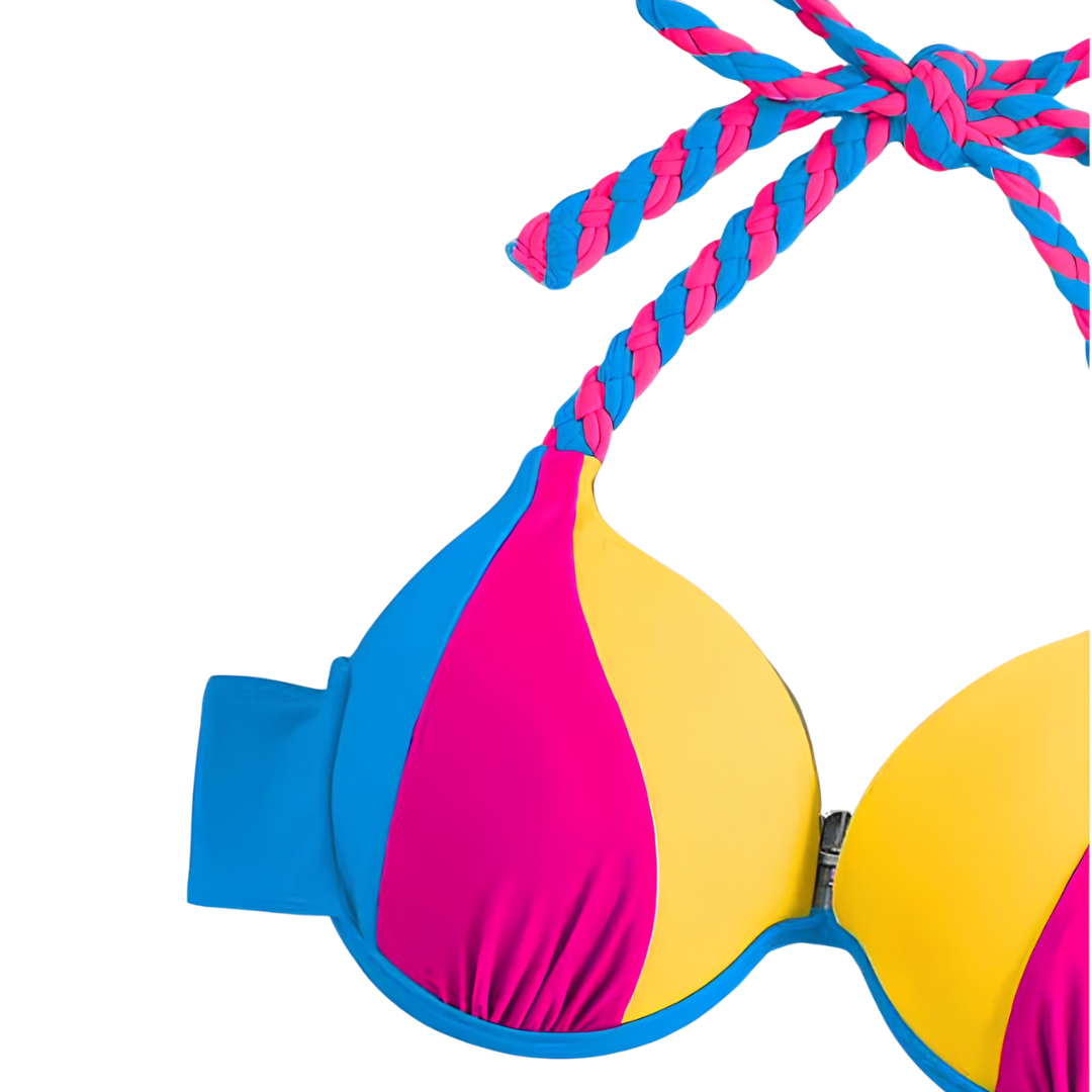 Multicolor Push-Up | Dwuczęściowy strój kąpielowy push-up wielokolorowy