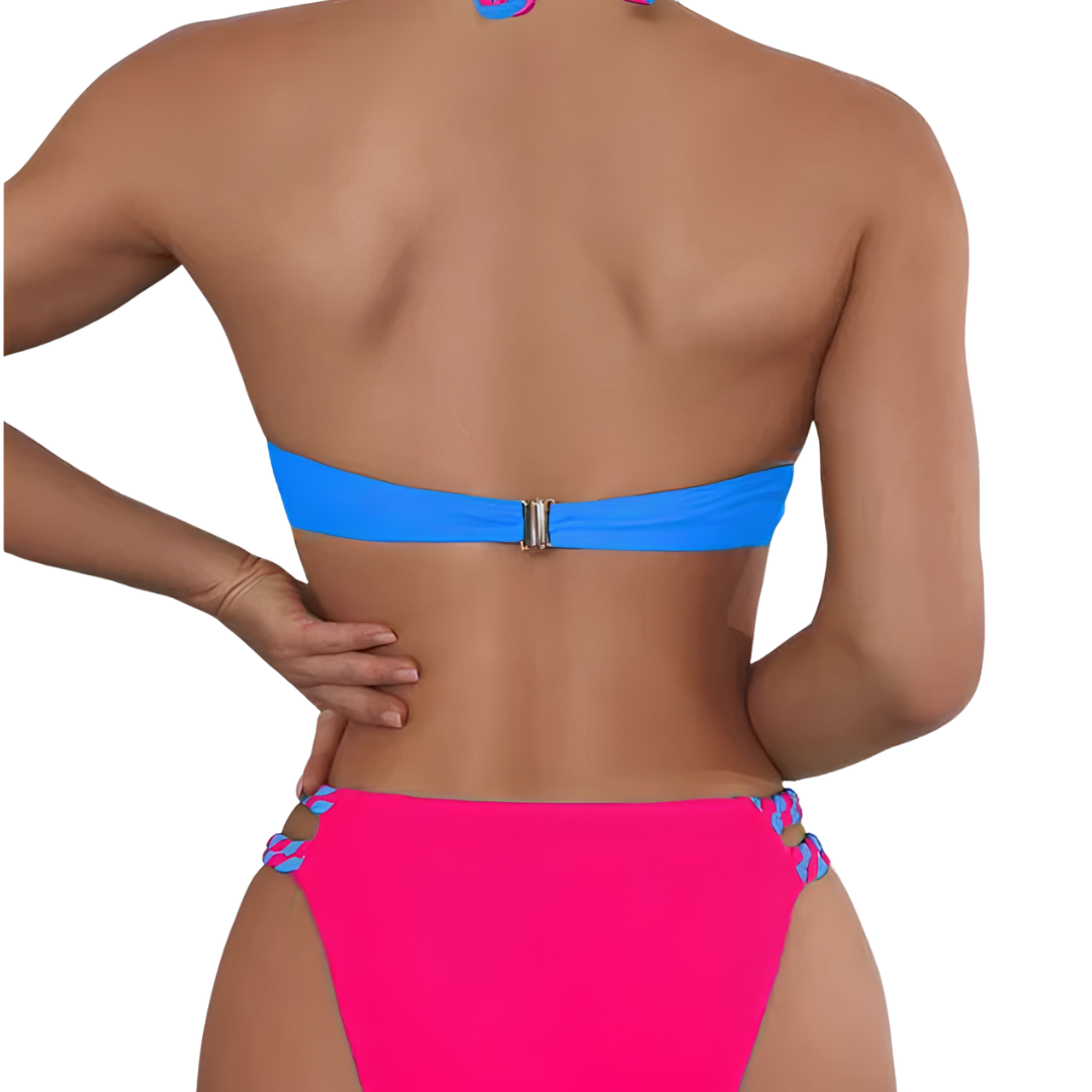 Multicolor Push-Up | Dwuczęściowy strój kąpielowy push-up wielokolorowy