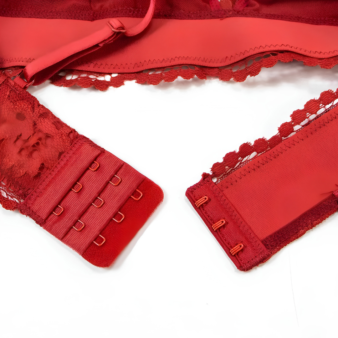 Legs in Lace | Komplet bielizny z pończochami