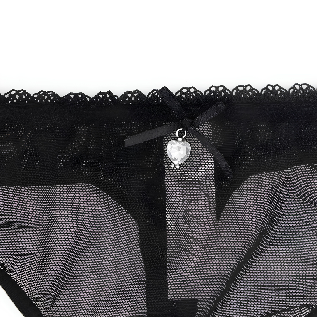 Mesh Me Wild | Siateczkowy komplet bielizny