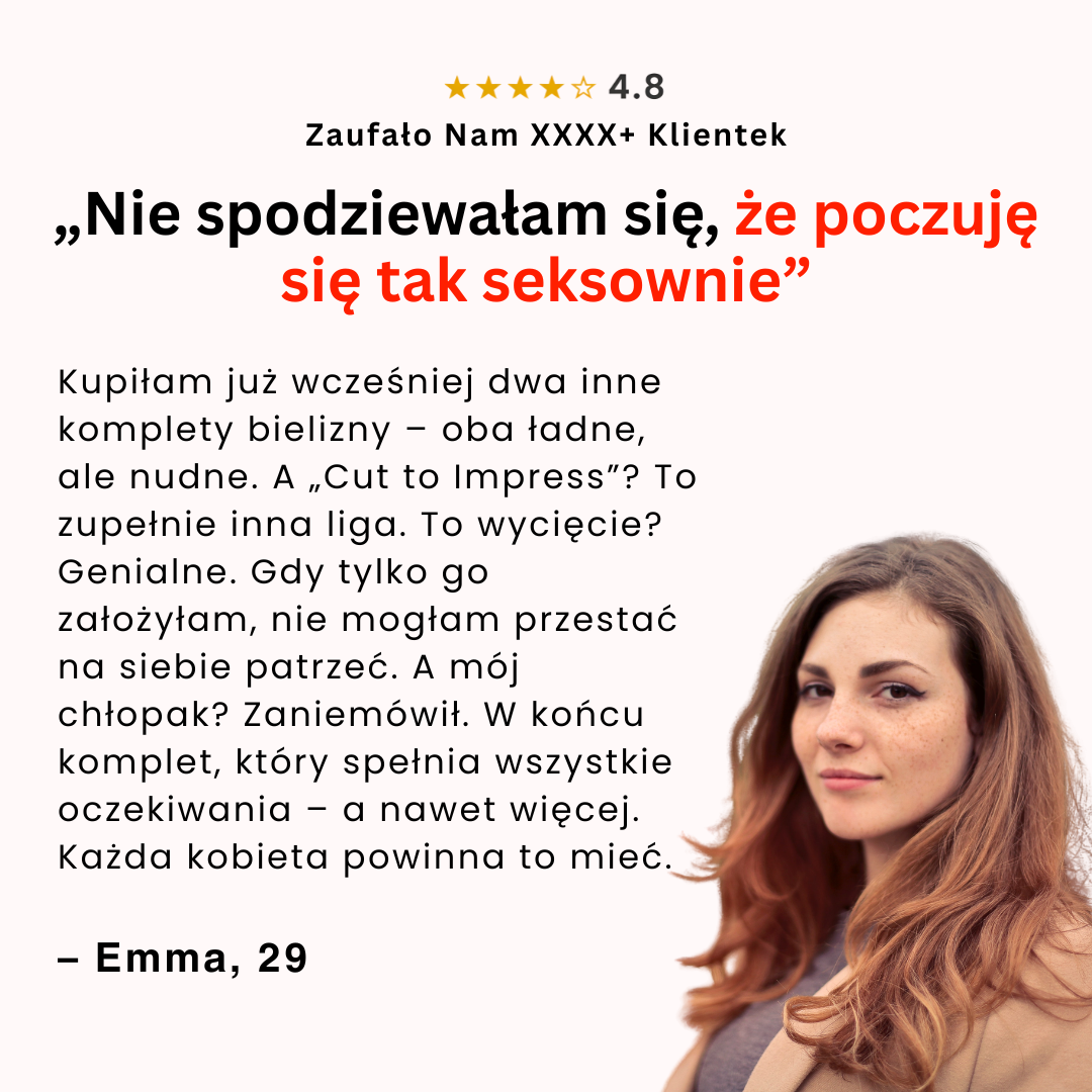 Cut to Impress | Komplet bielizny z wycięciem