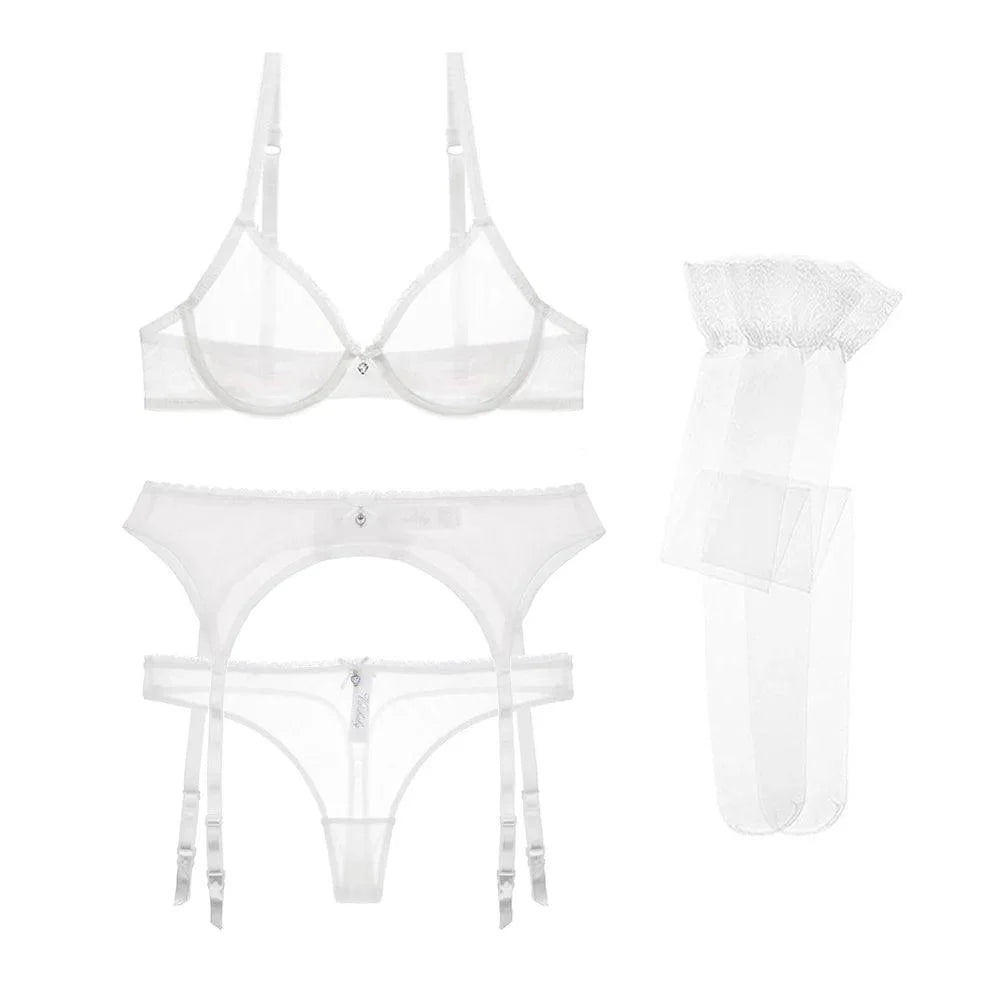 Mesh Me Wild | Siateczkowy komplet bielizny