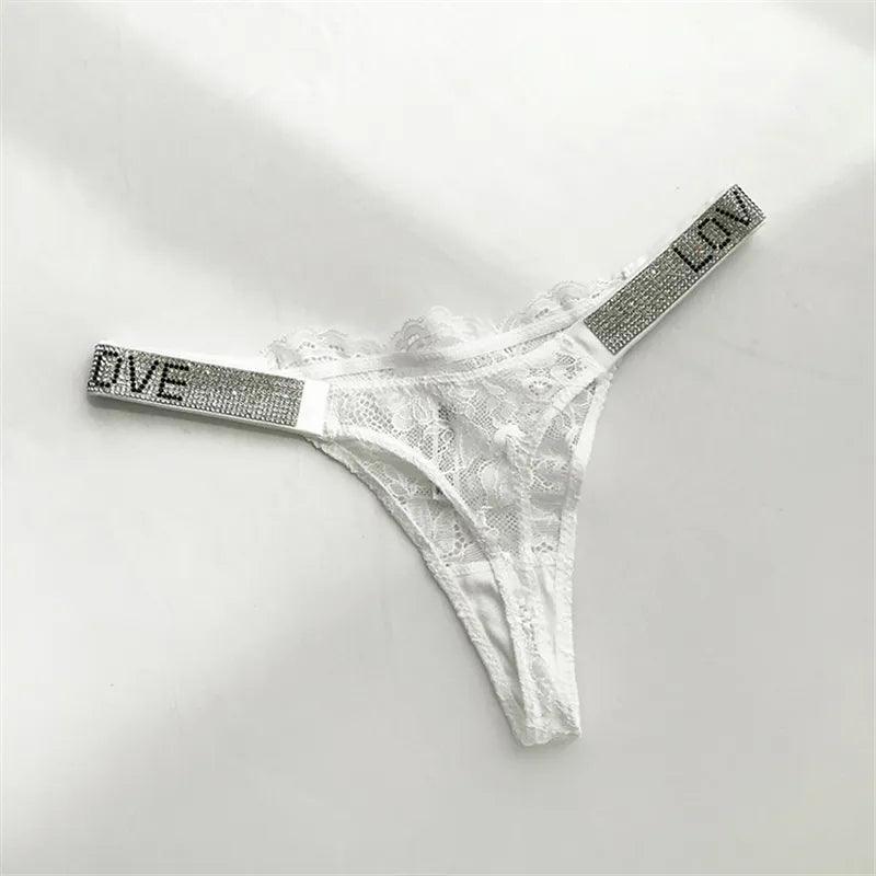 Lace Strap | Stringi koronkowe z ozdobnymi paskami
